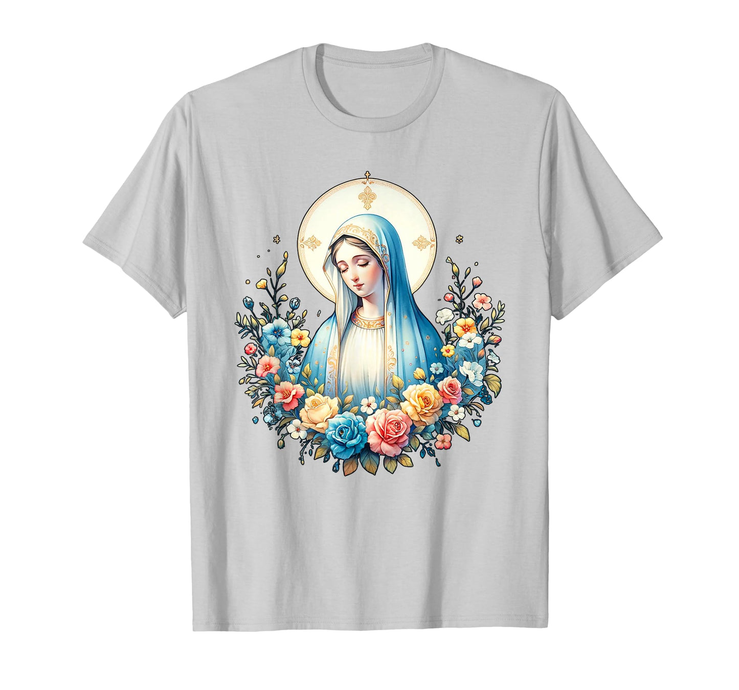 Our Lady of Lourdes Powerful Symbol Saint Mary Mother Mary T-Shirt
