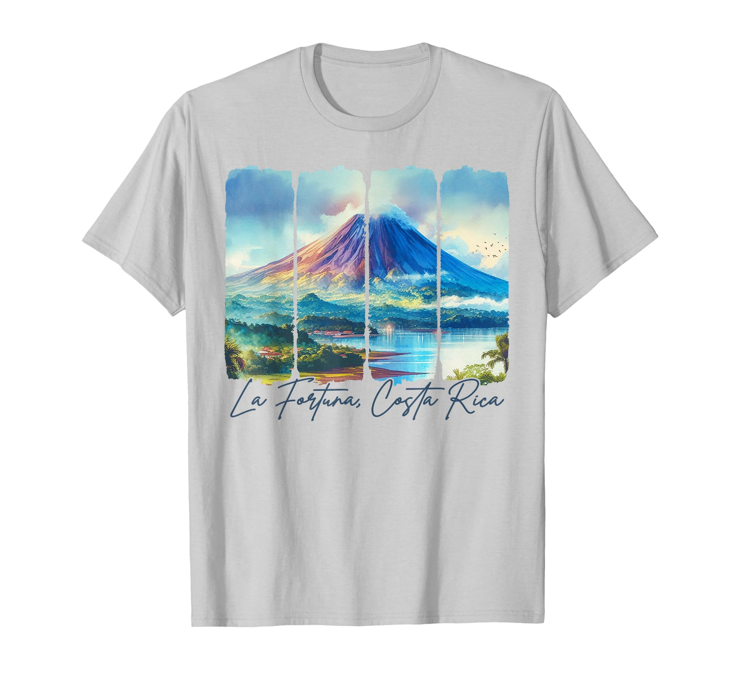 La Fortuna Costa Rica Traveling Brushstroke La Fortuna Trip T-Shirt