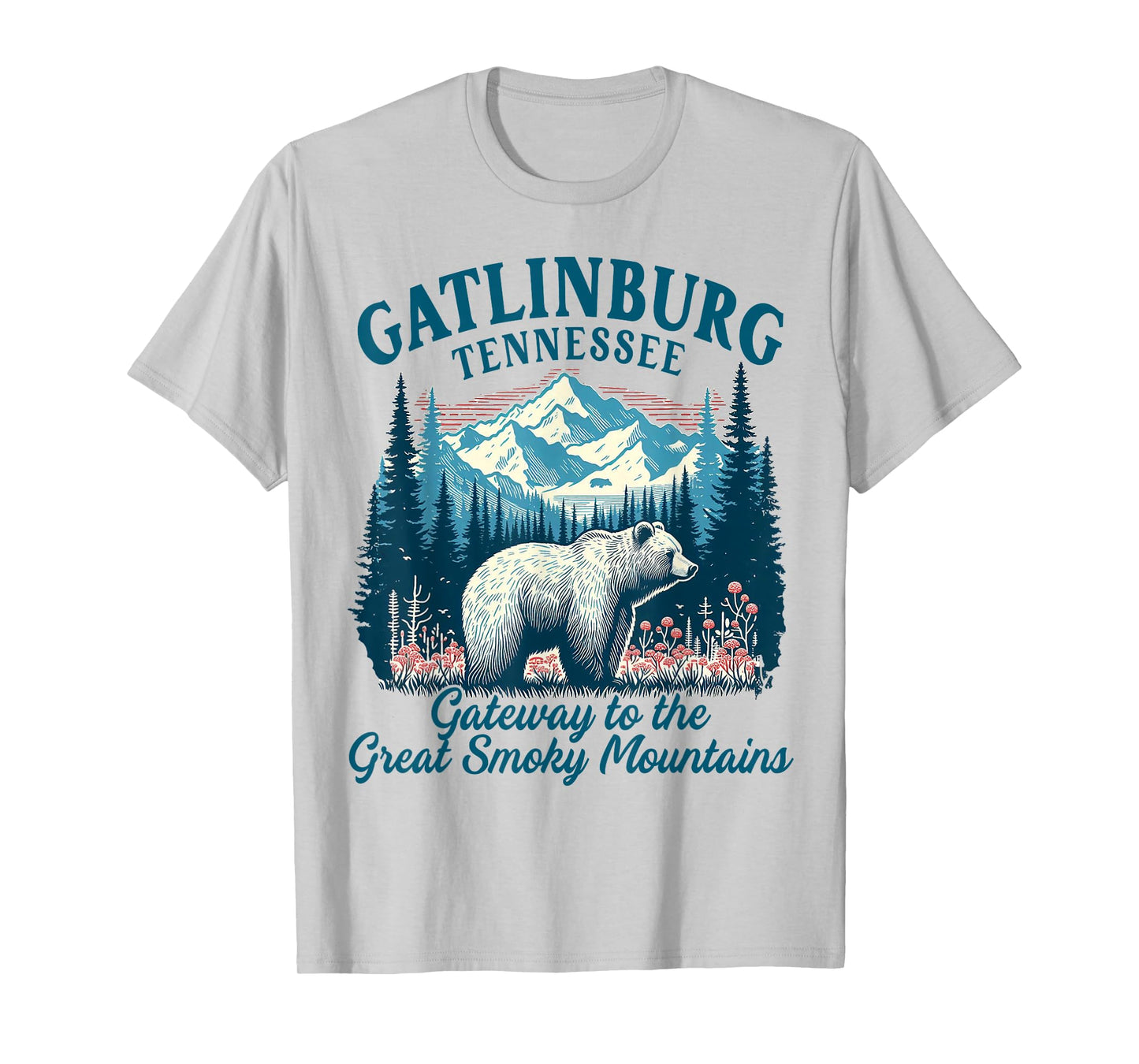 Gatlinburg Great Smoky Mountains Tennessee Exploring Travel T-Shirt