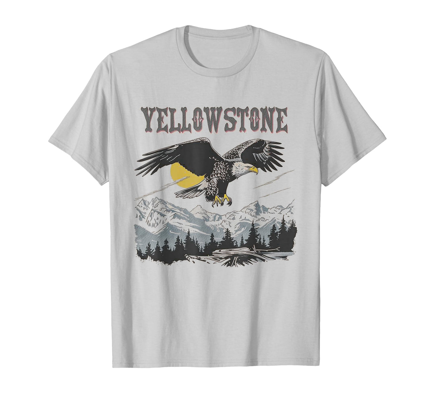 Yellowstone - US National Park Vintage Men Women Kids Retro T-Shirt