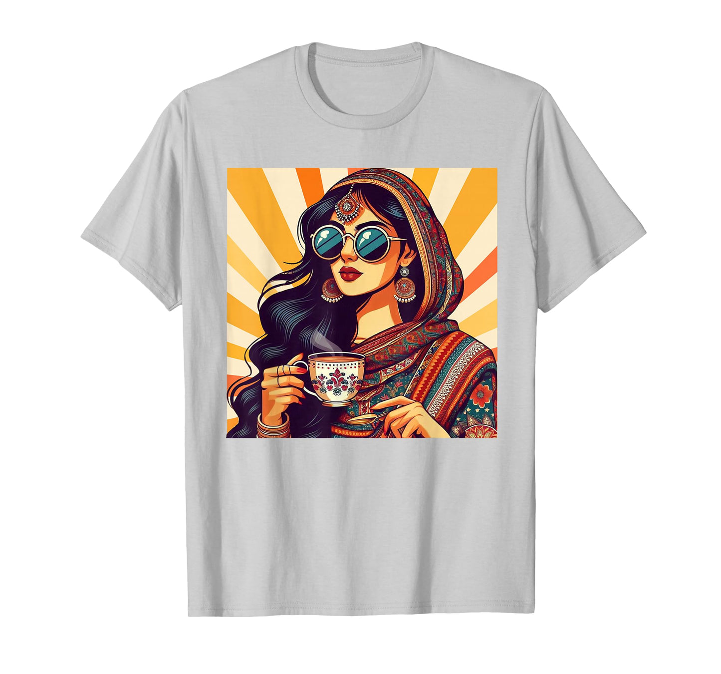 Indian Girl Indian Masala Chai Bollywood Meet Me In India T-Shirt