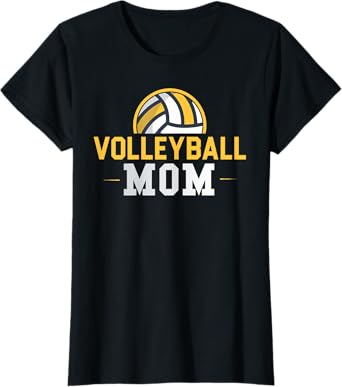Volleyball Mom Funny Sports Coach Proud Mama Mother's Day T-Shirt