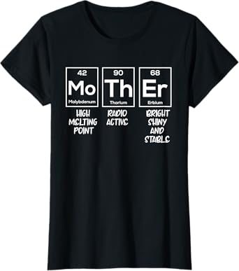 Mother Periodic Table Mothers Day Funny Elements Mom Mama T-Shirt