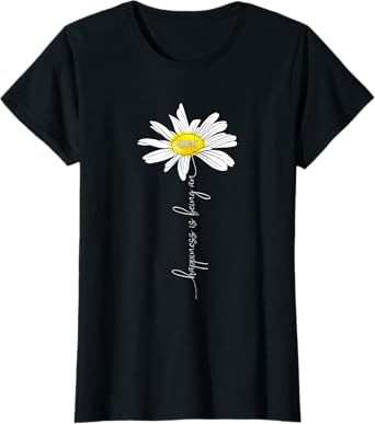 Happiness Is Being An Oma Daisy Tshirt Mother's Day Gifts T-Shirt