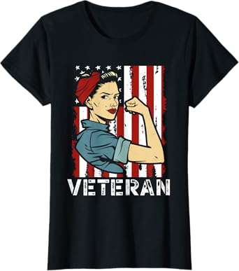 Female Veteran Veteran's Day U.S. Veteran T-Shirt