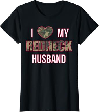 Redneck Husband & Wife Matching Couple Shirts - Cool Outfits T-Shirt