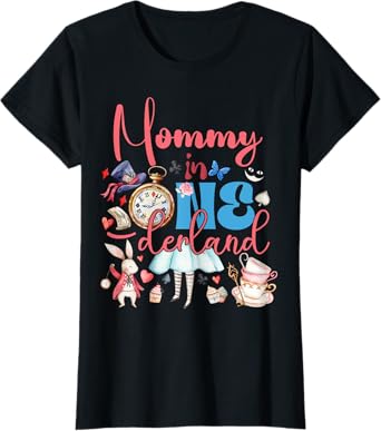 Alice Mommy in ONEderland Birthday Family T-Shirt