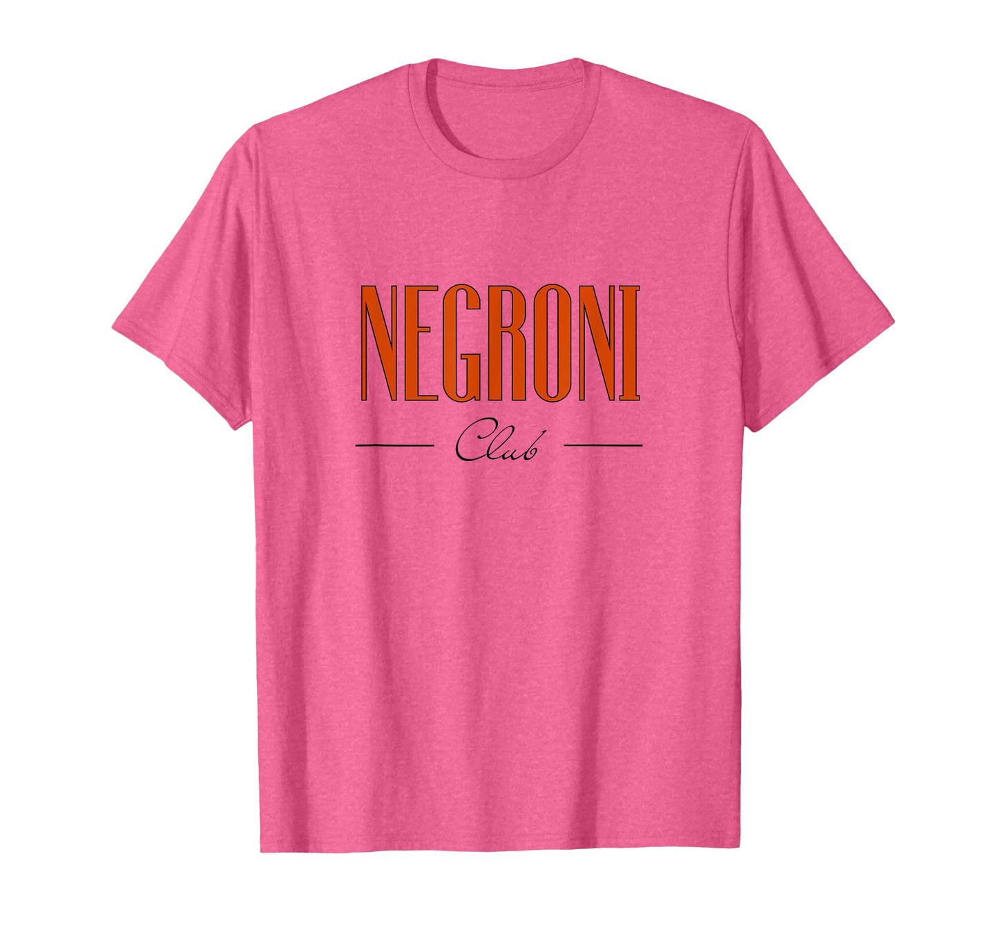 Negroni Club | Classic Gin Vermouth Cocktail Drink & Team T-Shirt