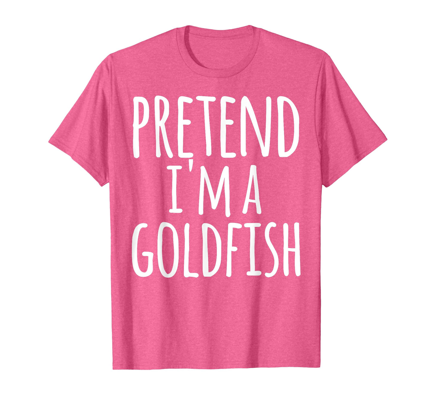 Funny Easy Lazy Halloween PRETEND I'M A GOLDFISH Costume T-Shirt