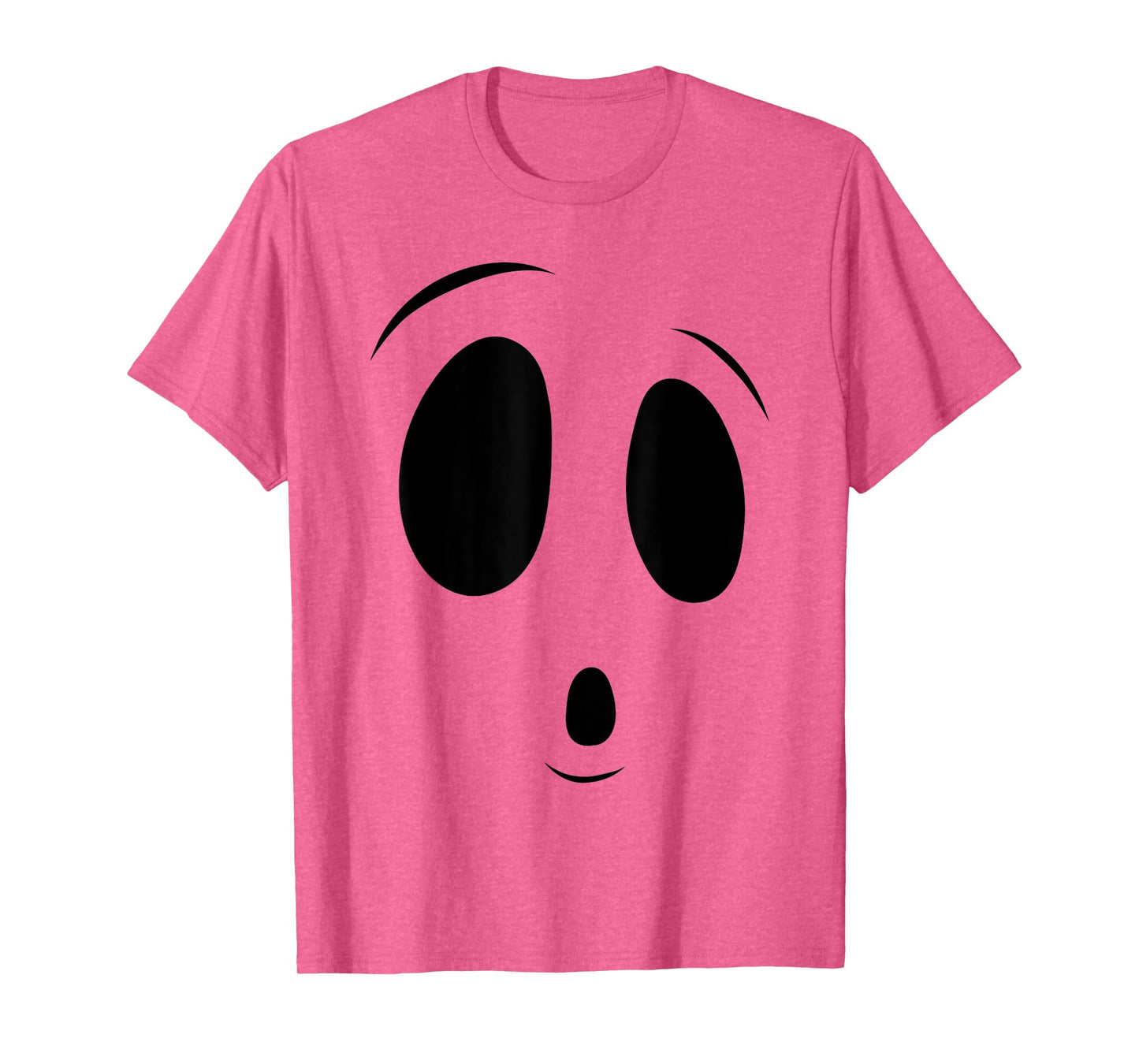 Funny Surprised Face Ghost Halloween Costume for Boys Girls T-Shirt