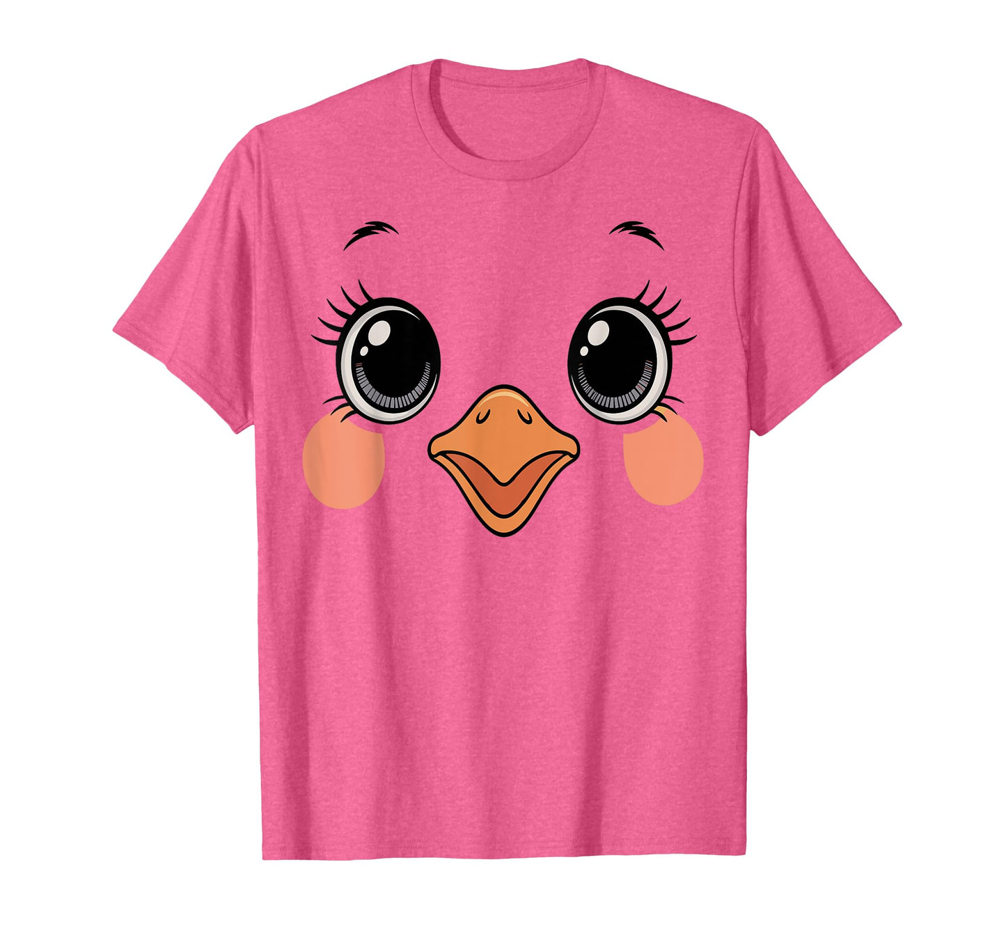 Cute Chick Face Yellow Animal Costume Tee T-Shirt