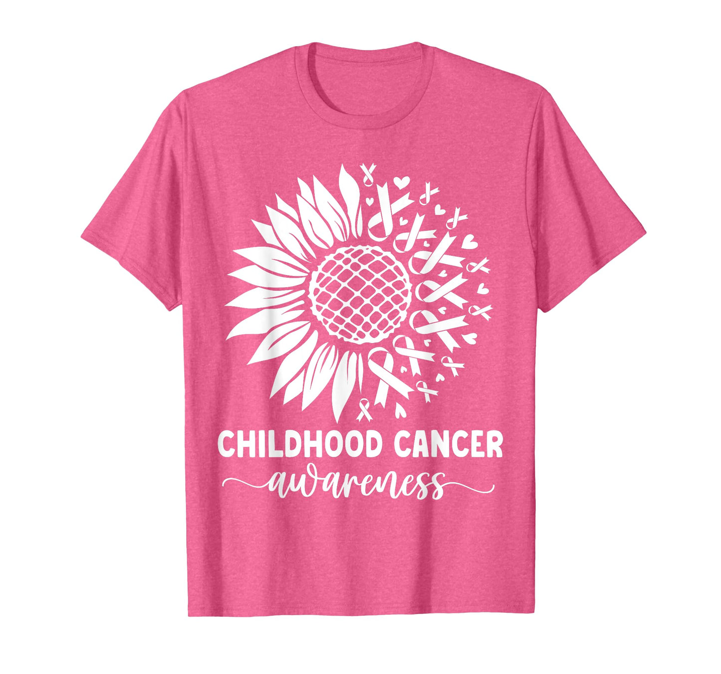Childhood Cancer awareness Sunflower yellow childhood cancer T-Shirt