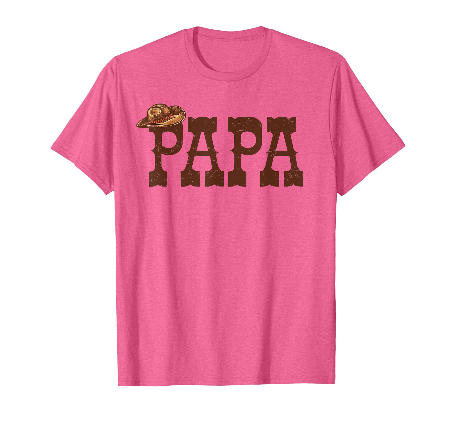 Papa Dad Western Family Matching Birthday Cowboy Cowgirl T-Shirt