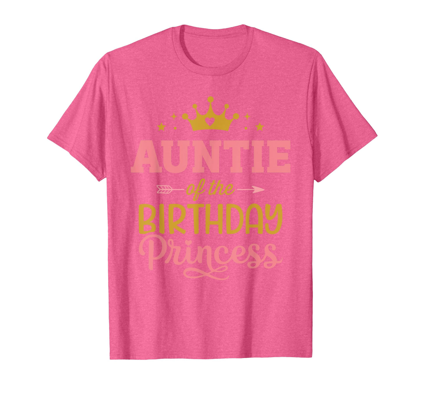 Auntie of the birthday princess girl matching family party T-Shirt