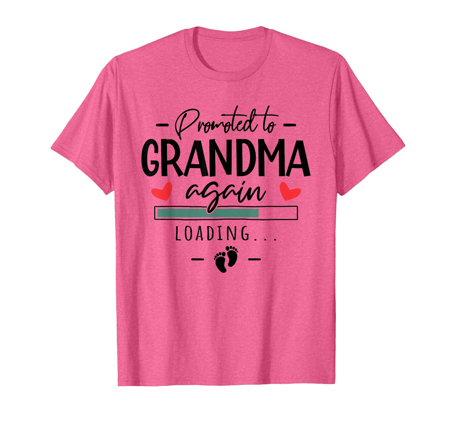 Promoted to Grandma Again - Baby 2 Announcement Grandparents T-Shirt