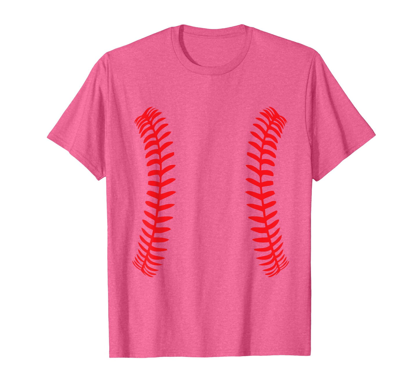 Baseball Stitches T-Shirt Ball Double Stitches Softball T-Shirt
