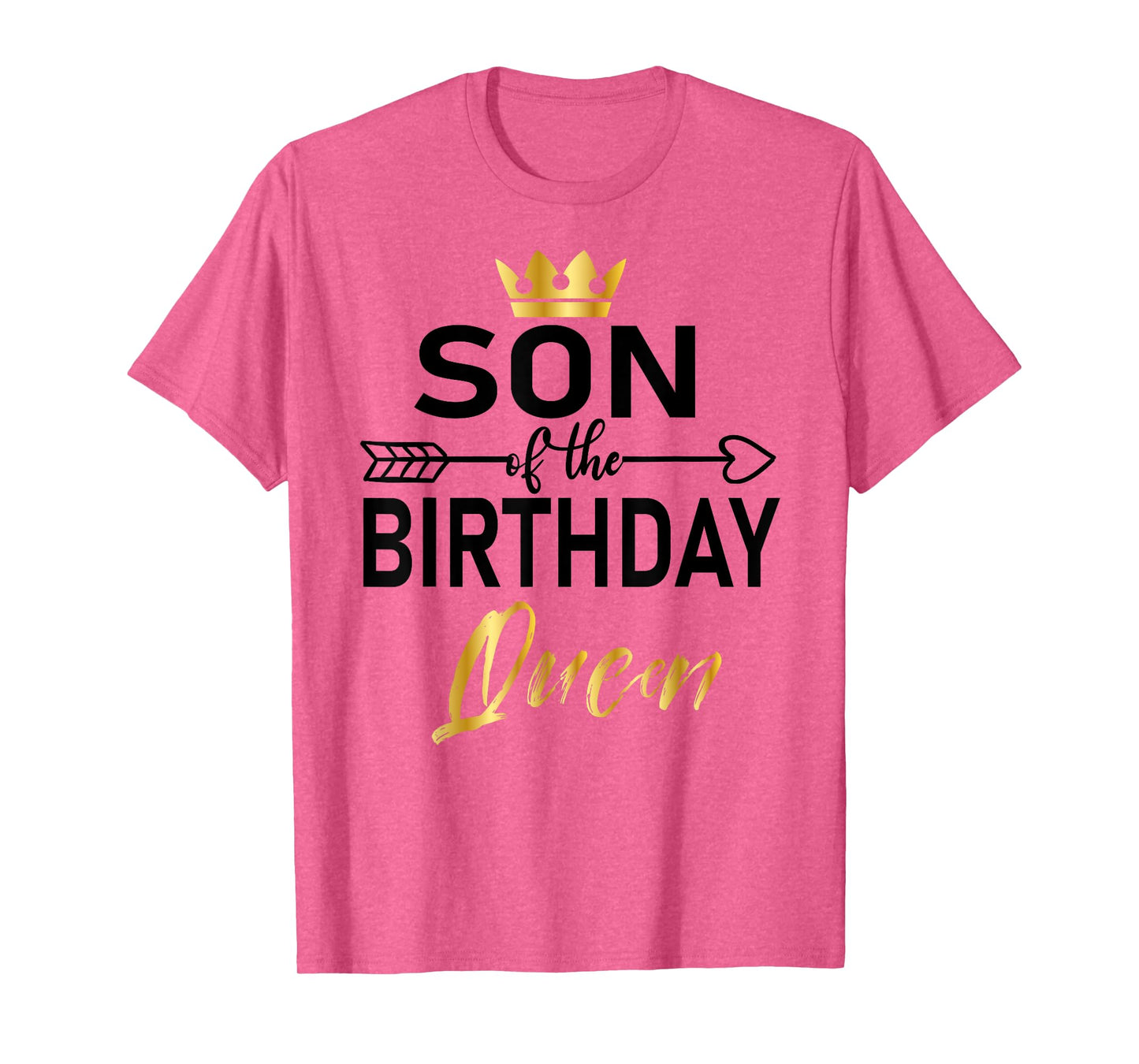 Son Of The Birthday Queen Mom's Bday matching Birthday T-Shirt