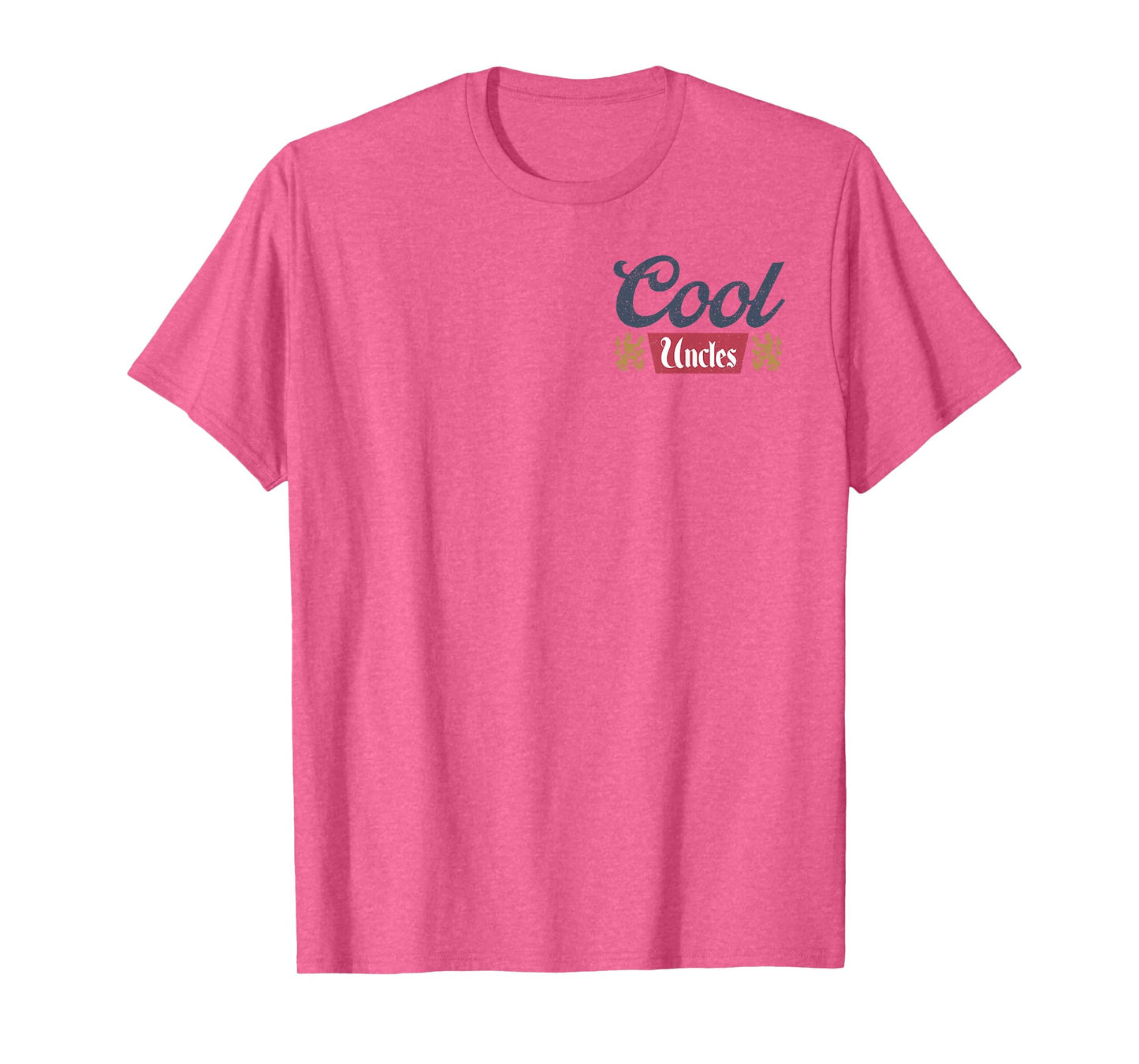 Cool Uncles Club Best Uncle Ever Funny Pocket Fathers Day T-Shirt