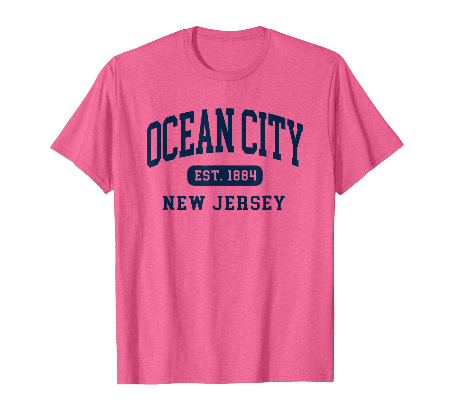 Ocean City New Jersey Retro Est Vintage Souvenir Mens Womens T-Shirt