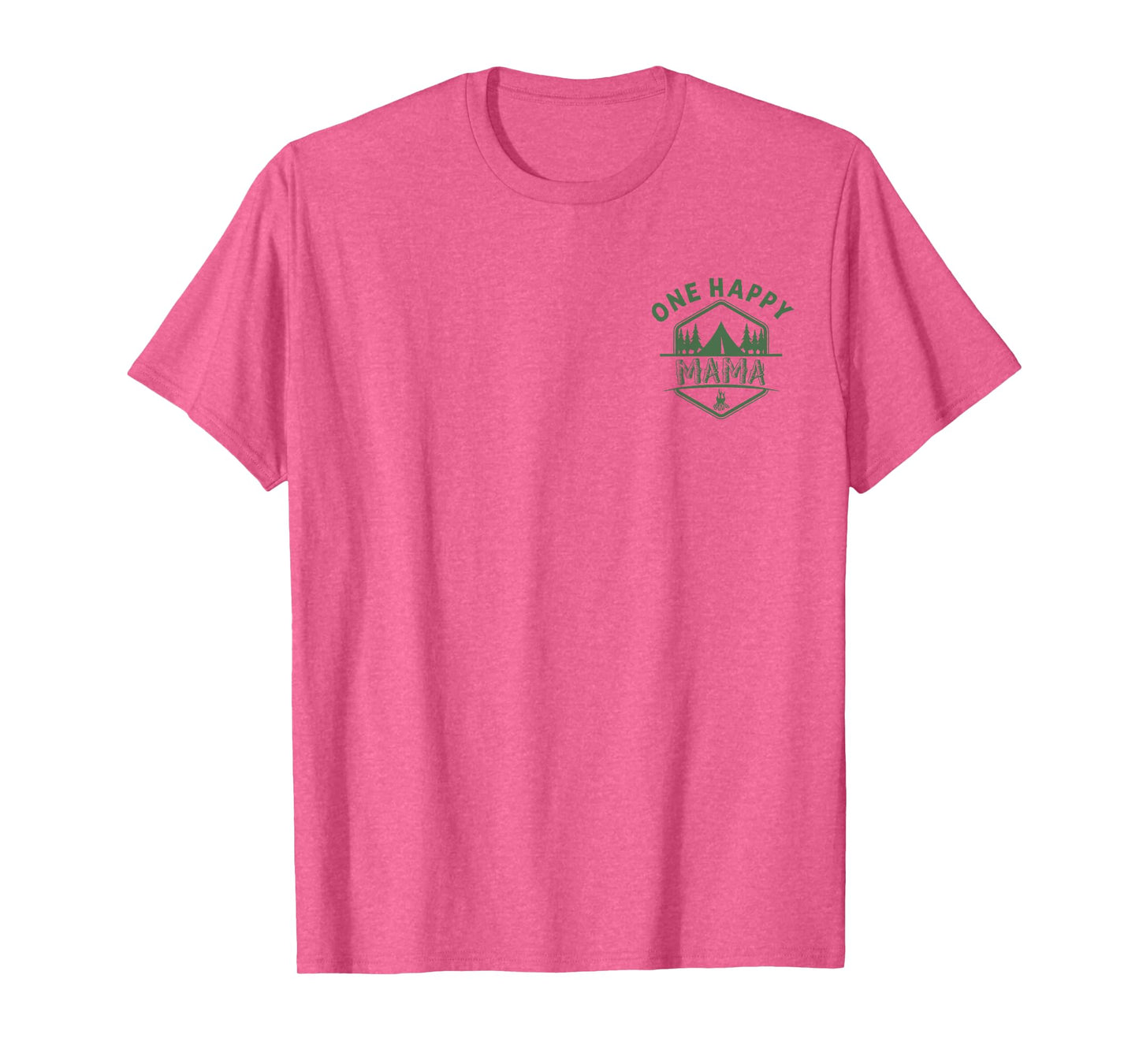 One Happy Mama First Birthday Camping Matching Family Party T-Shirt