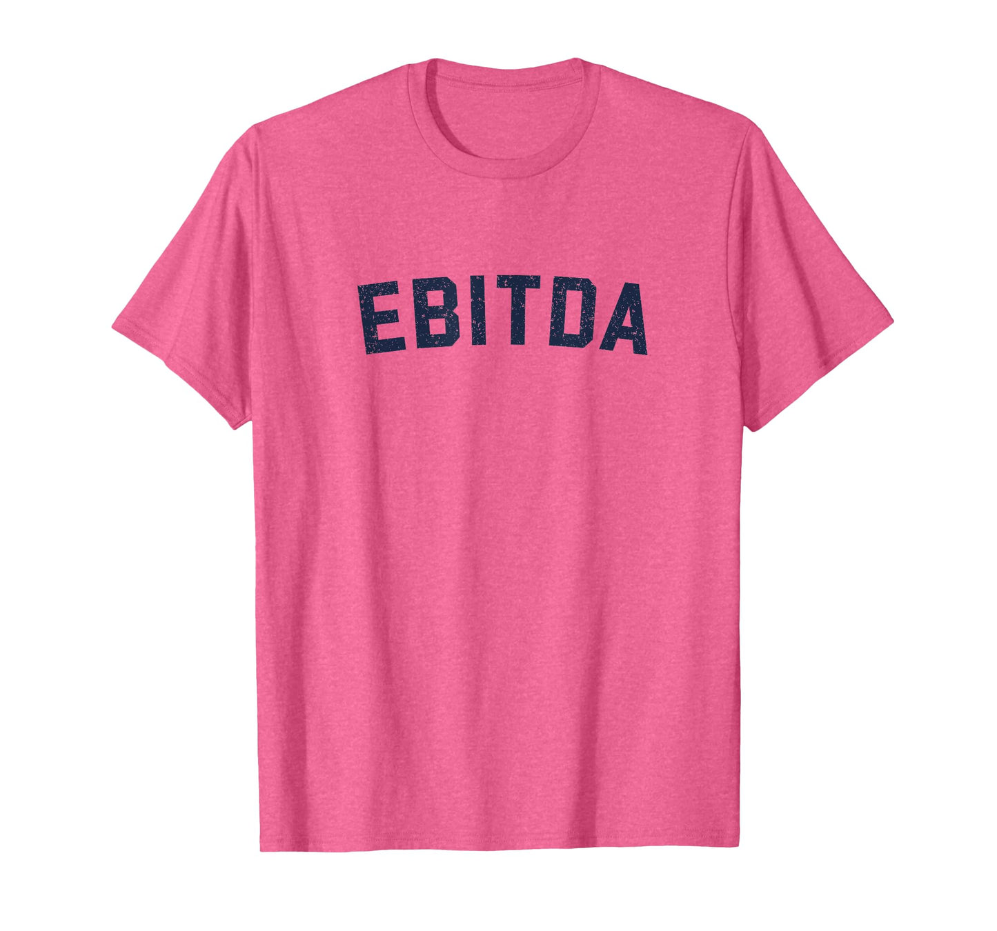 EBITDA Box Letter Adult Cotton T-Shirt