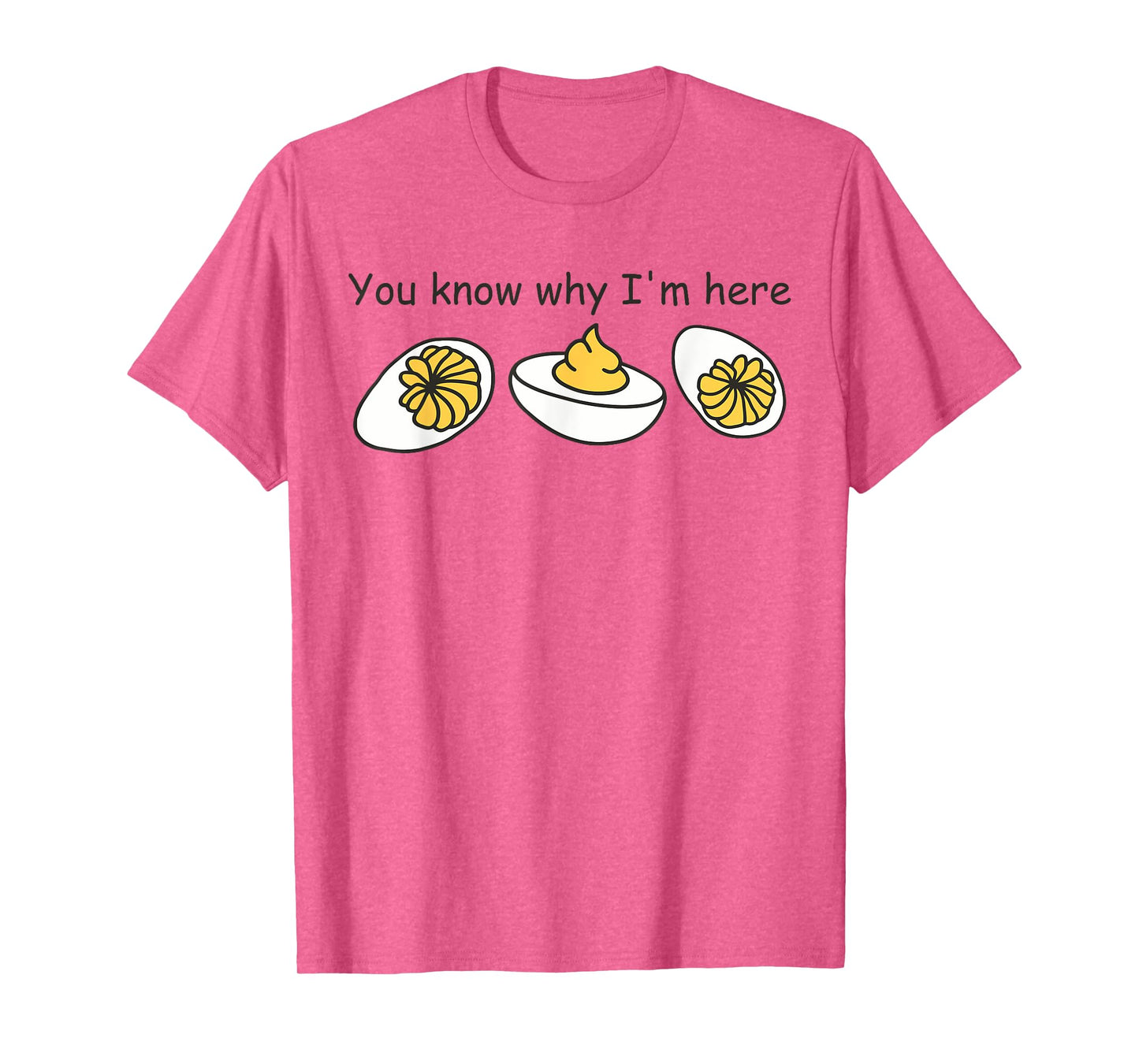 Deviled Egg You Know Why I'm Here Retro Thanksgiving Dinner T-Shirt