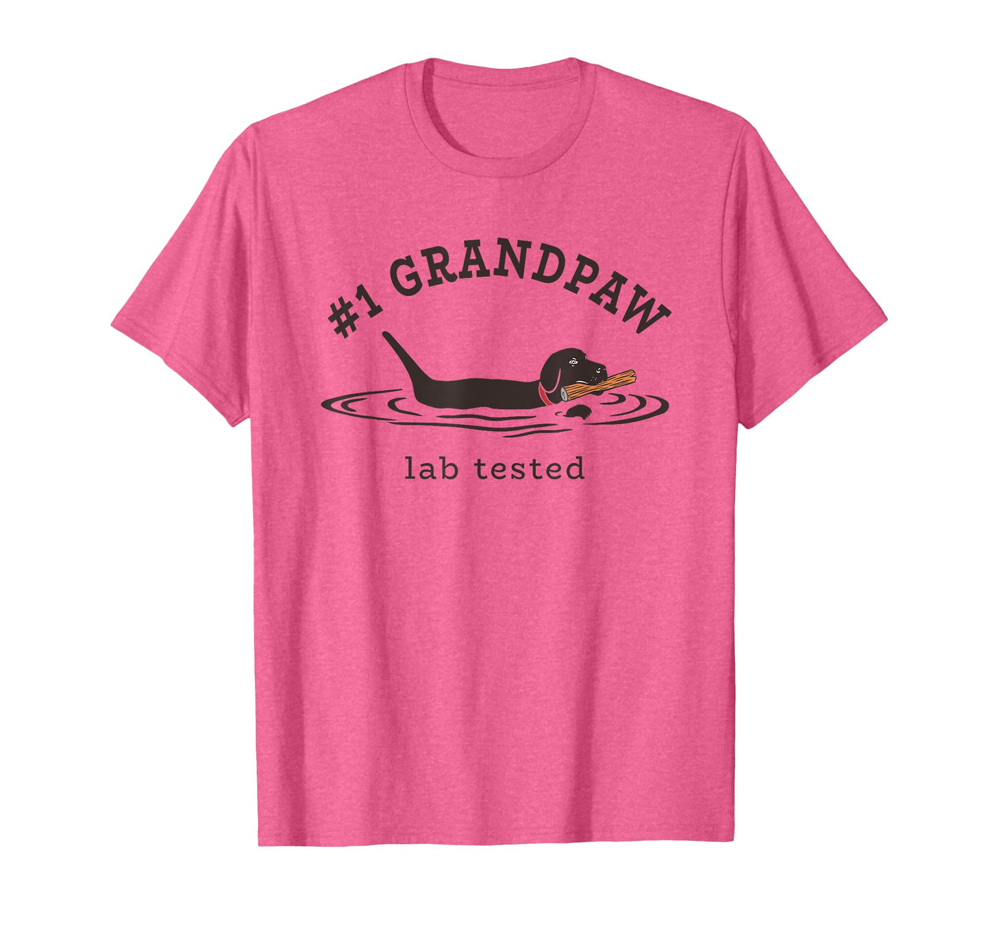 #1 Grandpaw Lab Tested Pun - Labrador Retriever Grandpa T-Shirt