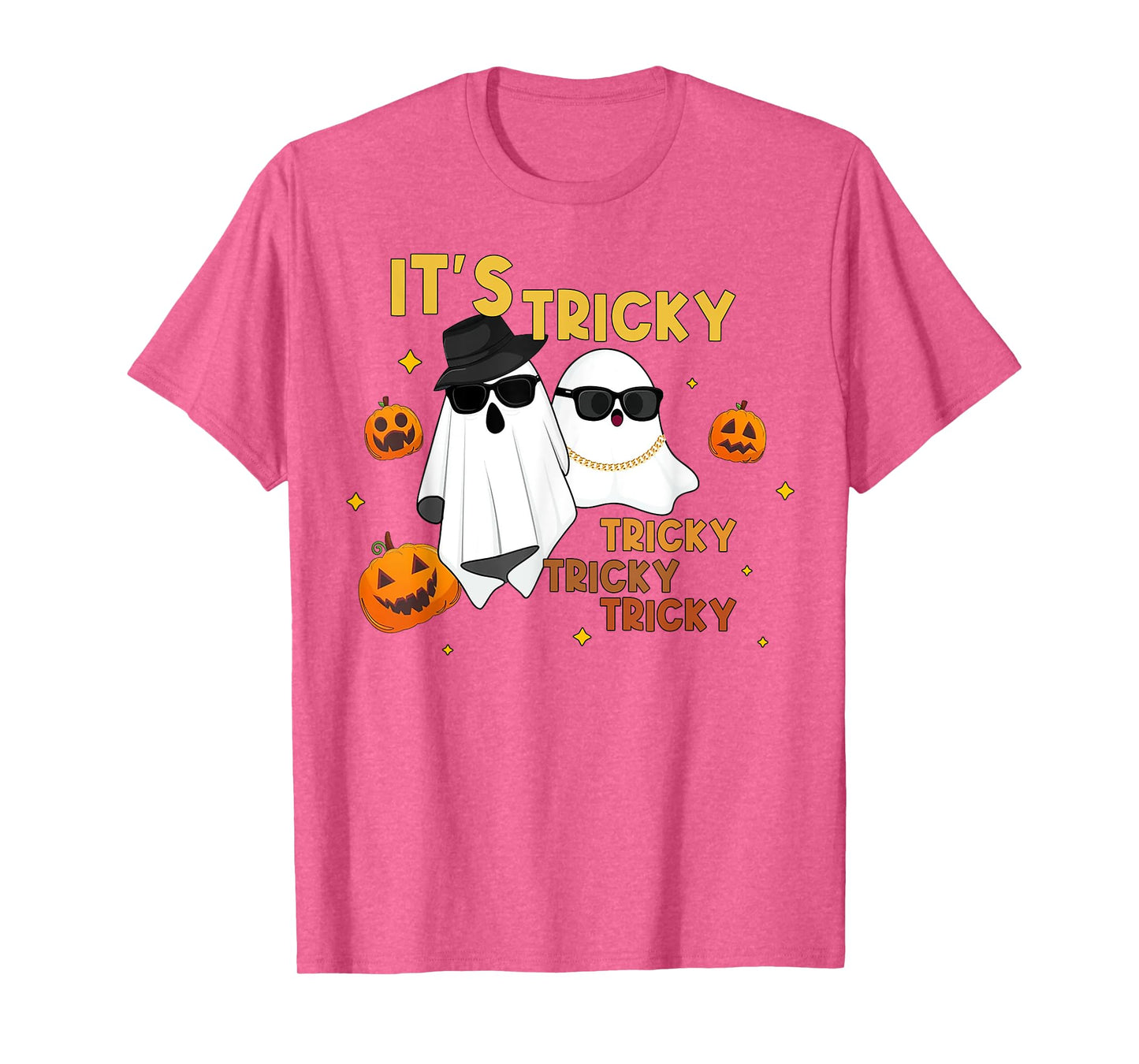 It's Tricky Tricky Tricky Funny Ghost Boo Halloween T-Shirt