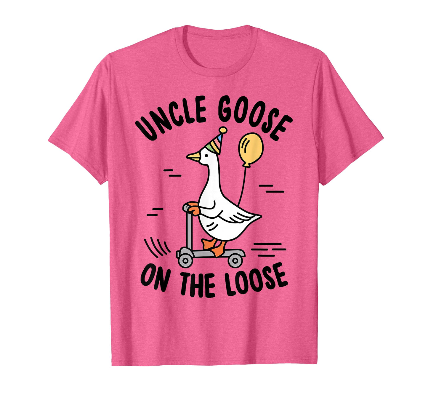 Uncle Goose On The Loose Funny Birthday Matching Family T-Shirt