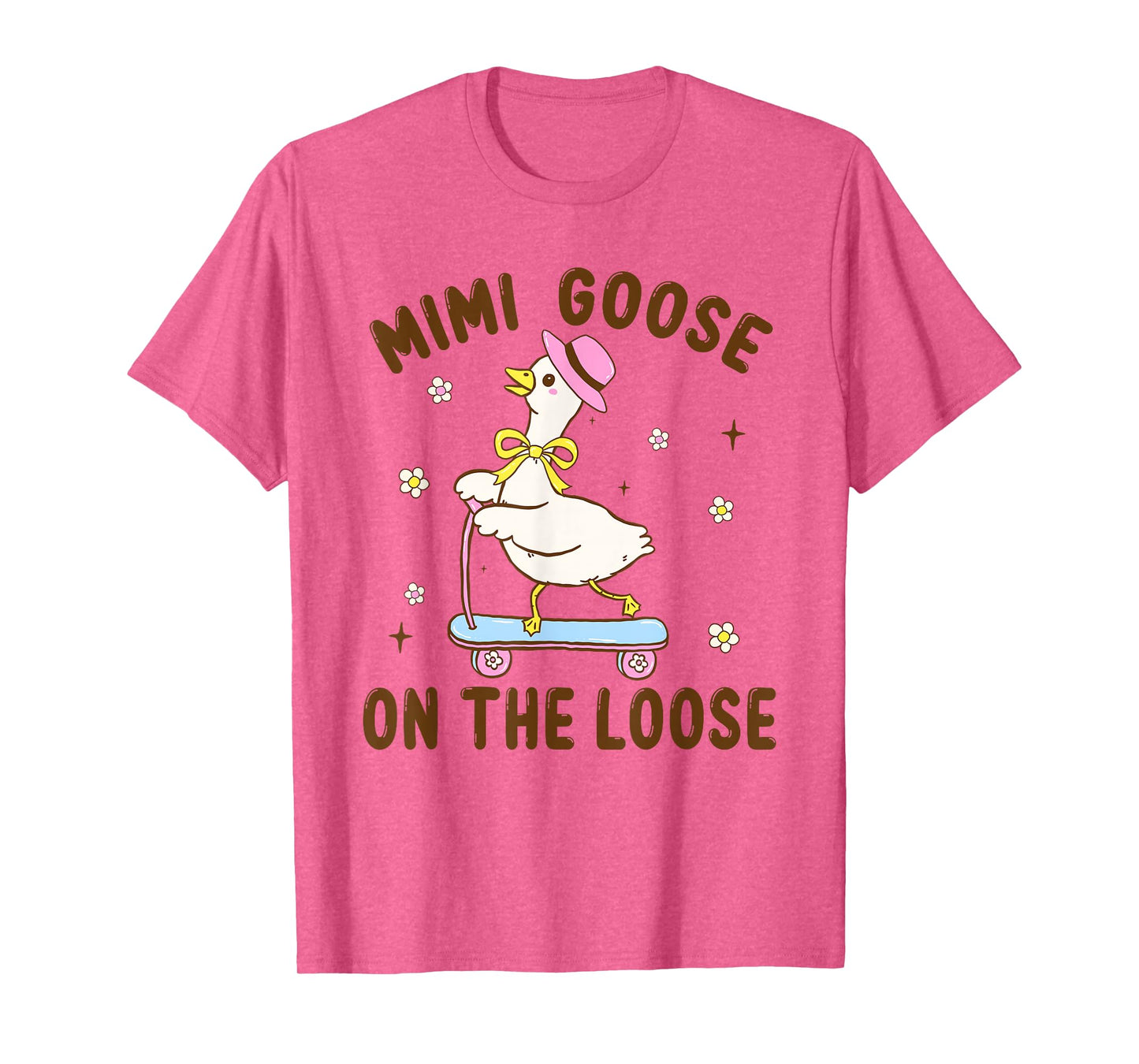 Mimi Goose On The Loose Funny Birthday Matching Family T-Shirt