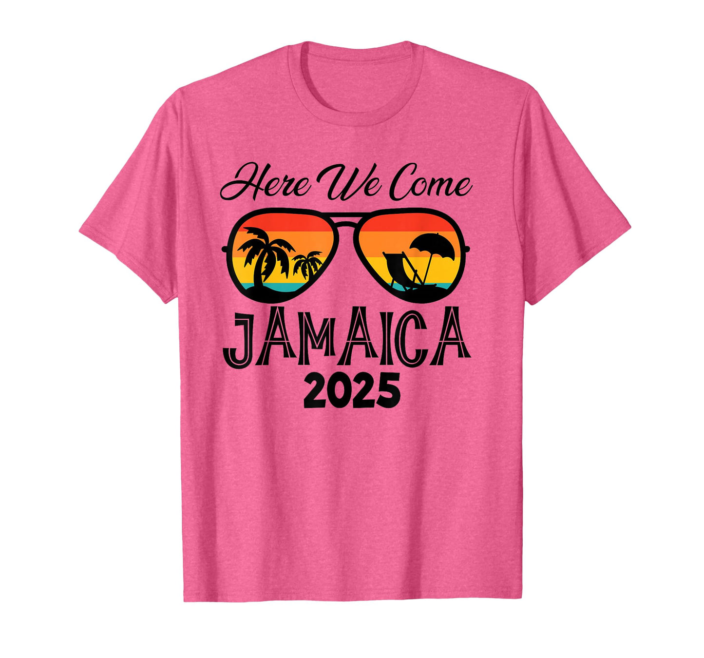 Jamaica 2025 Here We Come Matching Family Dream Vacation T-Shirt