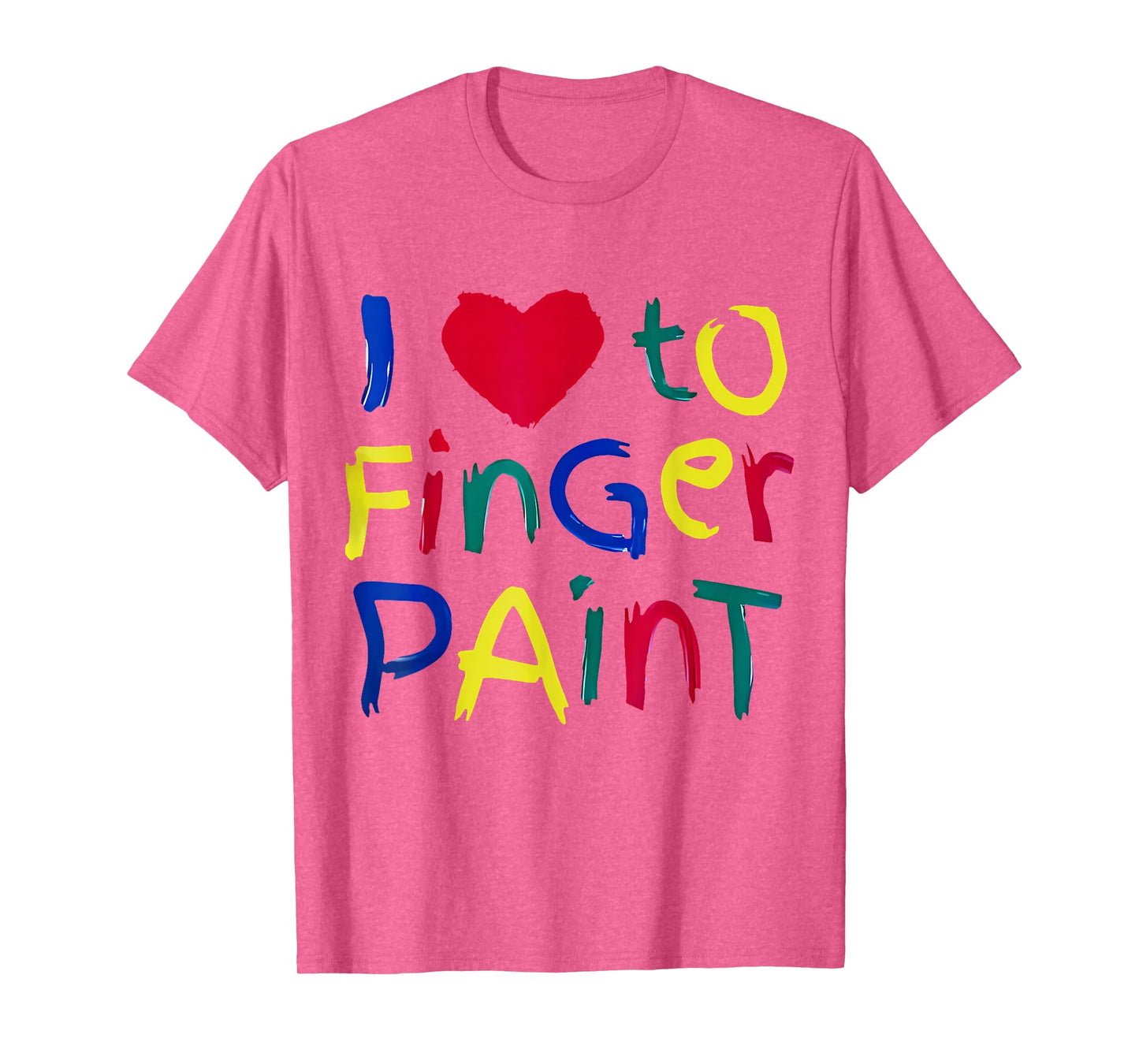 I Heart Love To Finger Paint I'm Paint Cute Couple T-Shirt