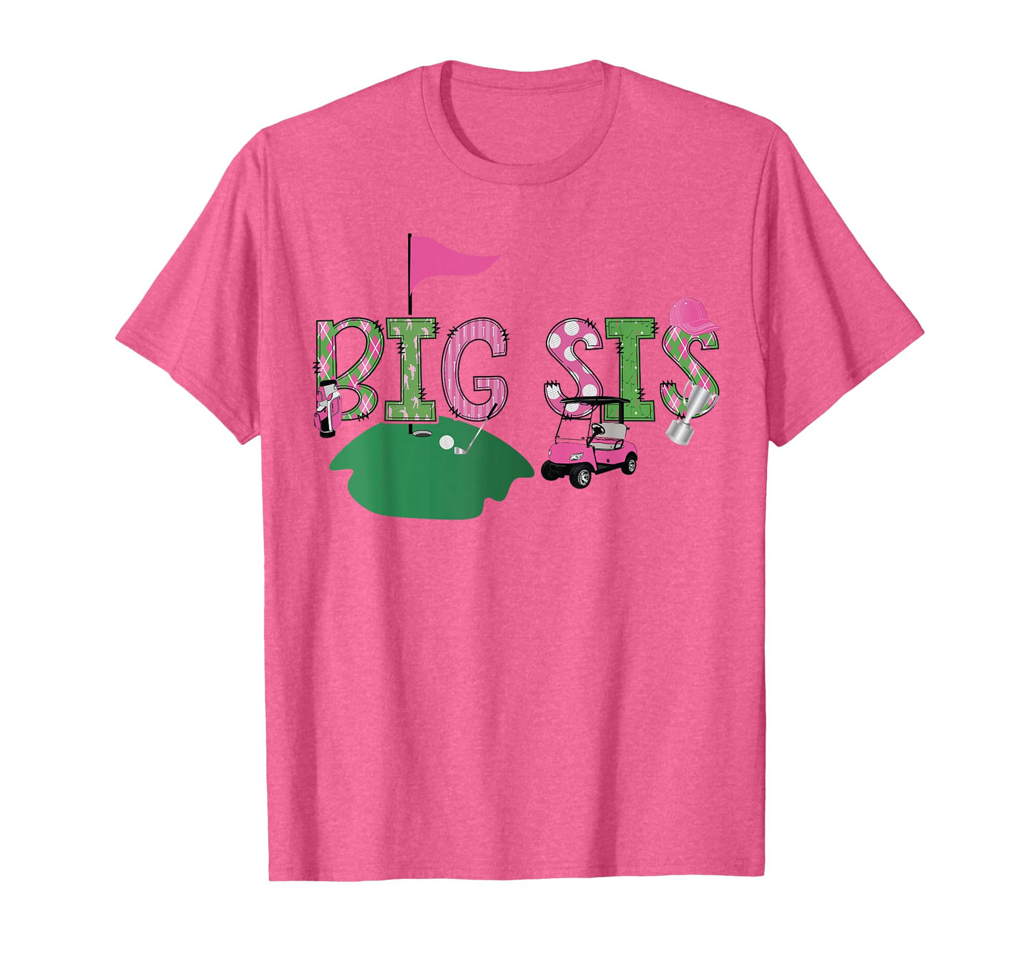 Golf Big Sis Hole In One Golf 1St Birthday Party T-Shirt
