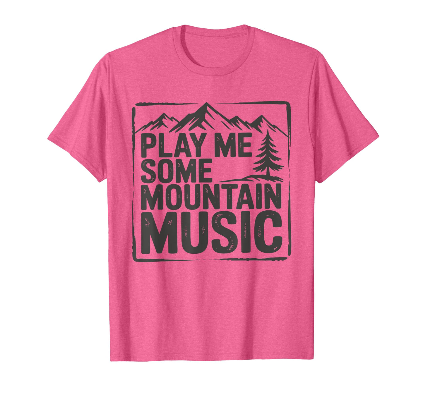 Play Me Some Mountain Music Retro Country Western T-Shirt