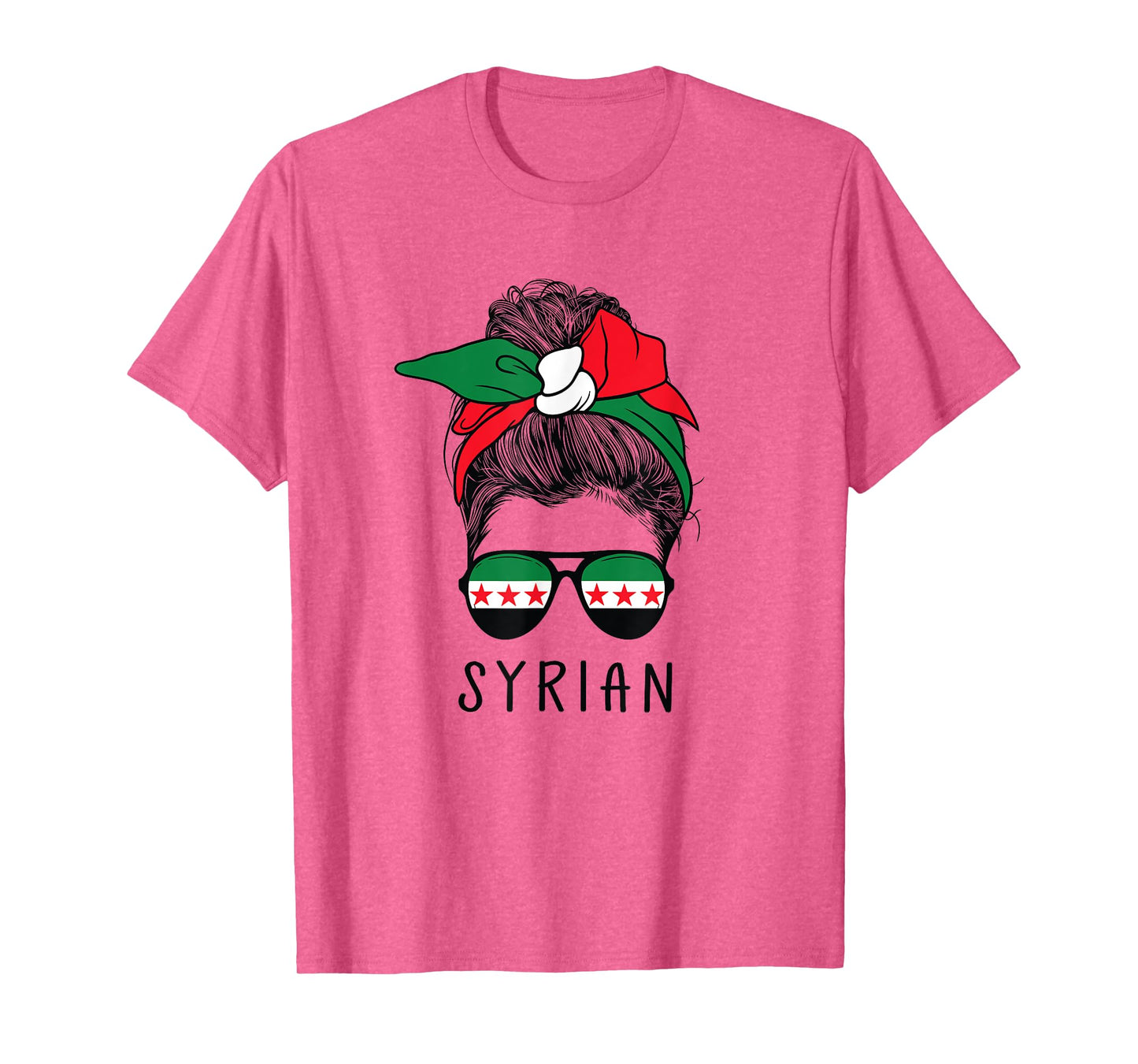 Syrian Girl Syrian Heritage Syria New Flag T-Shirt