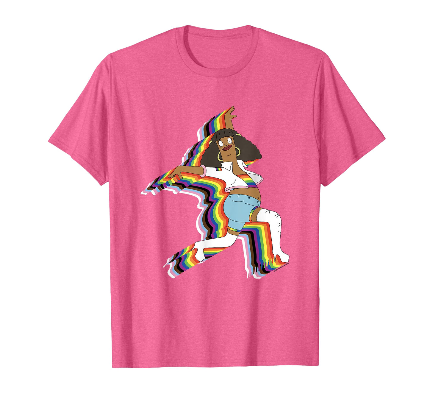 Bob's Burgers Iconic Marshmallow Dancing Chest Logo T-Shirt