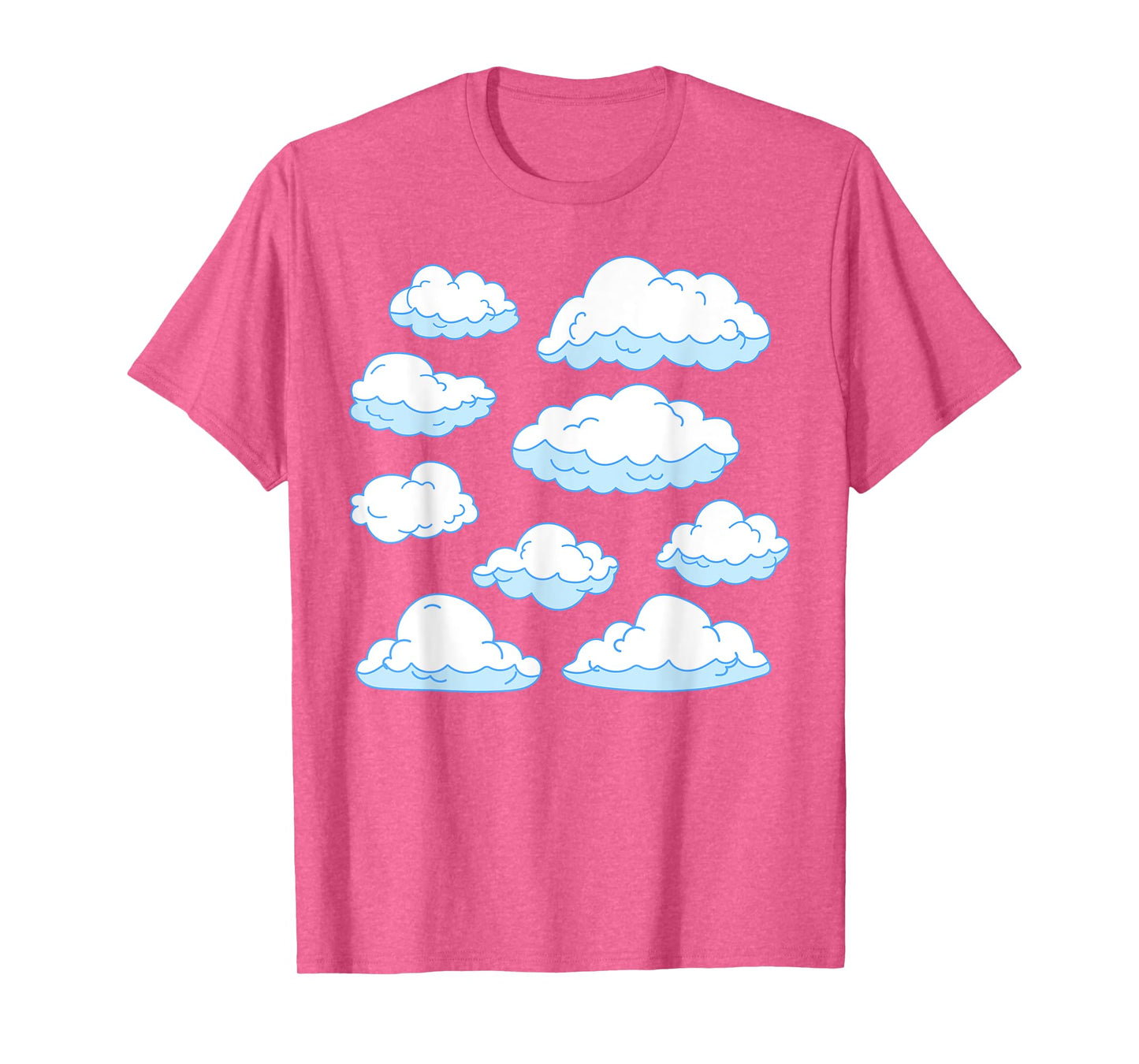 Sky Clouds Cool Atmosphere White Clouds T-Shirt