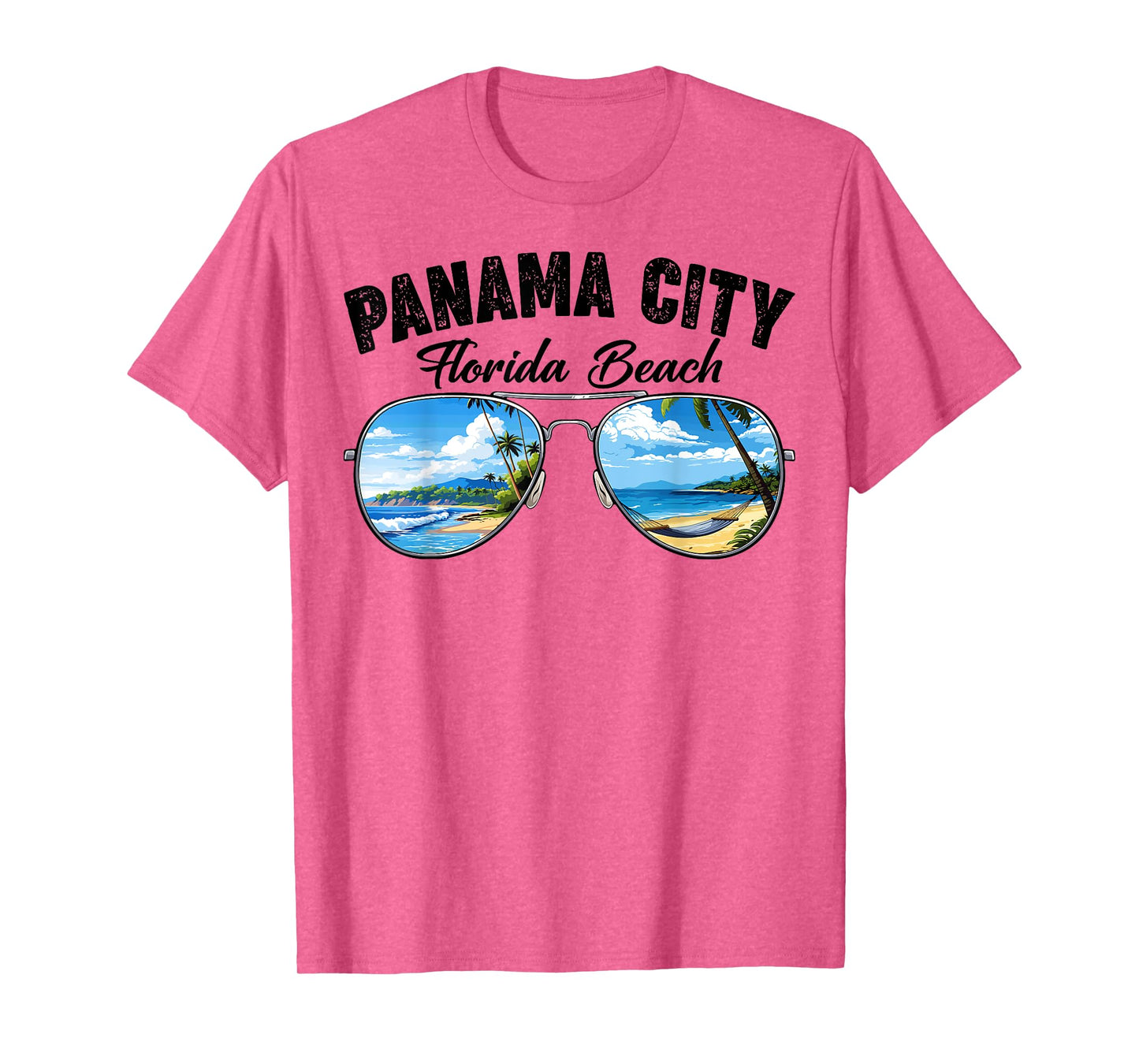 Retro Panama City Florida Beach Vibes Summer Break Vacation Men Women Kids T-Shirt