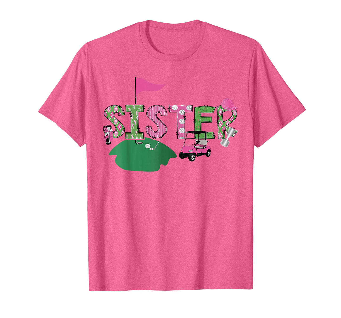 Golf Sister Hole In One Golf 1St Birthday Party T-Shirt