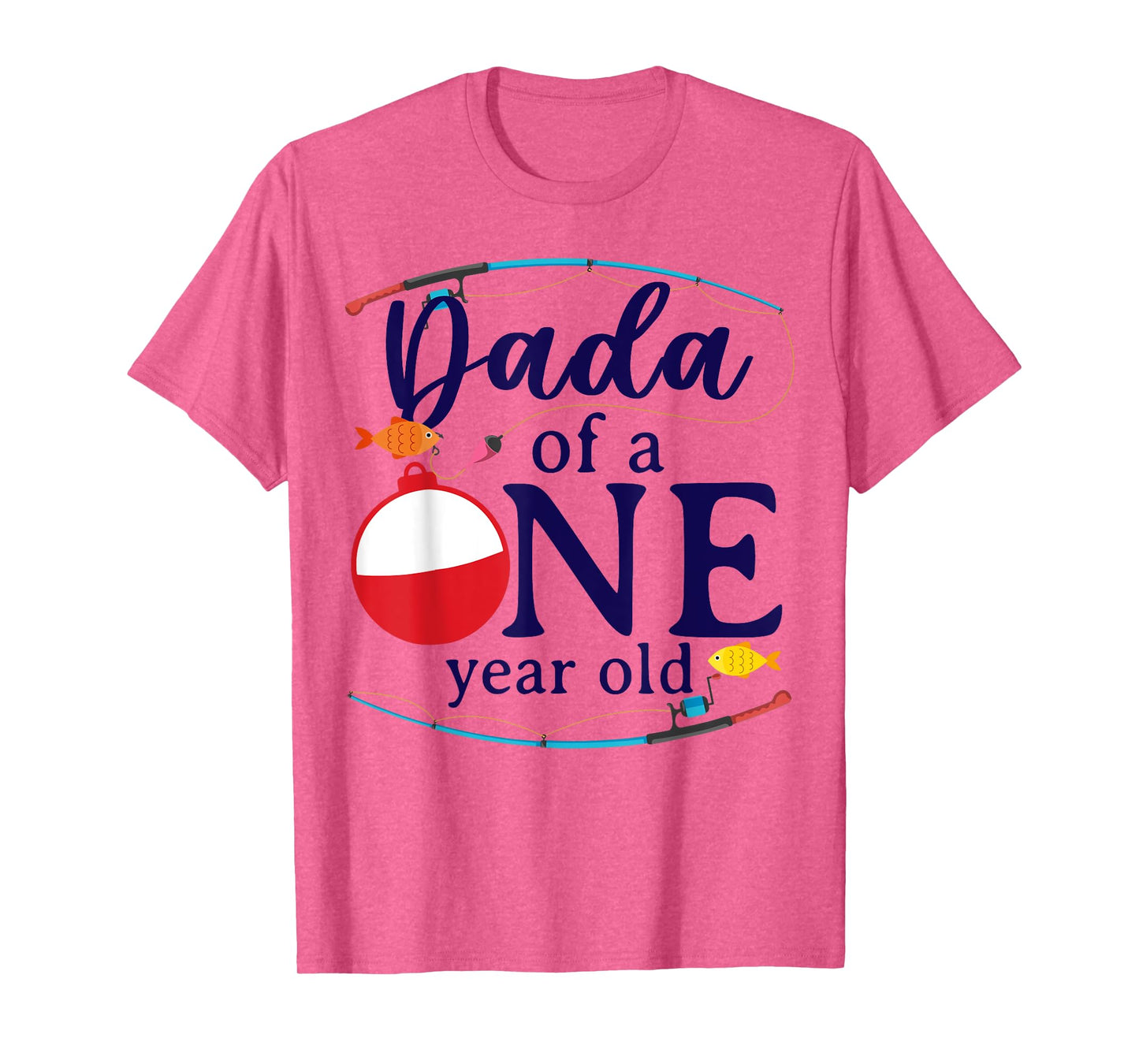 Dada Of The Big One Fishing O-Fish-Ally Birthday Boy Family T-Shirt