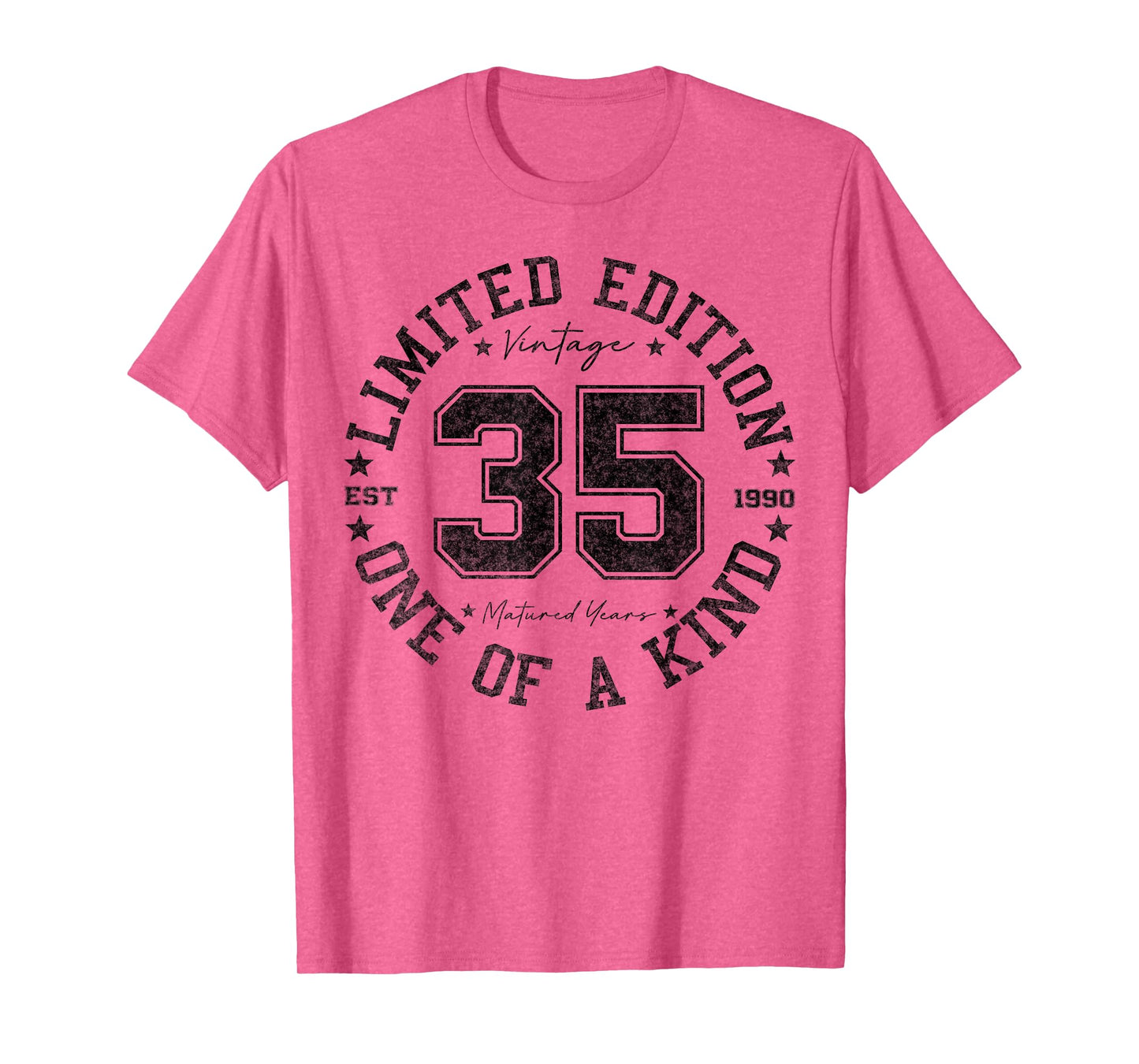 35 Year Old Gifts Vintage 1990 Limited Edition 35th Birthday T-Shirt