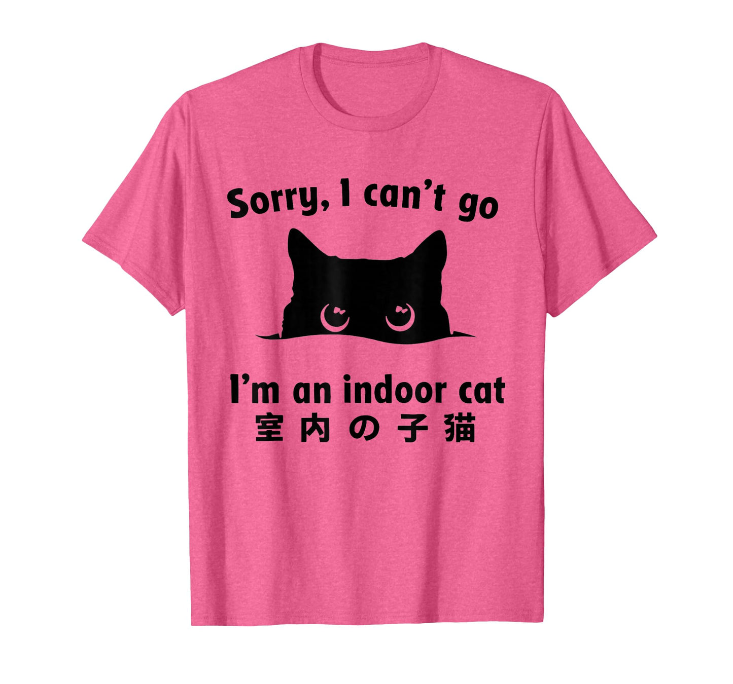 Sorry I Can’t Go I’m an Indoor Cat Funny Kitten T-Shirt