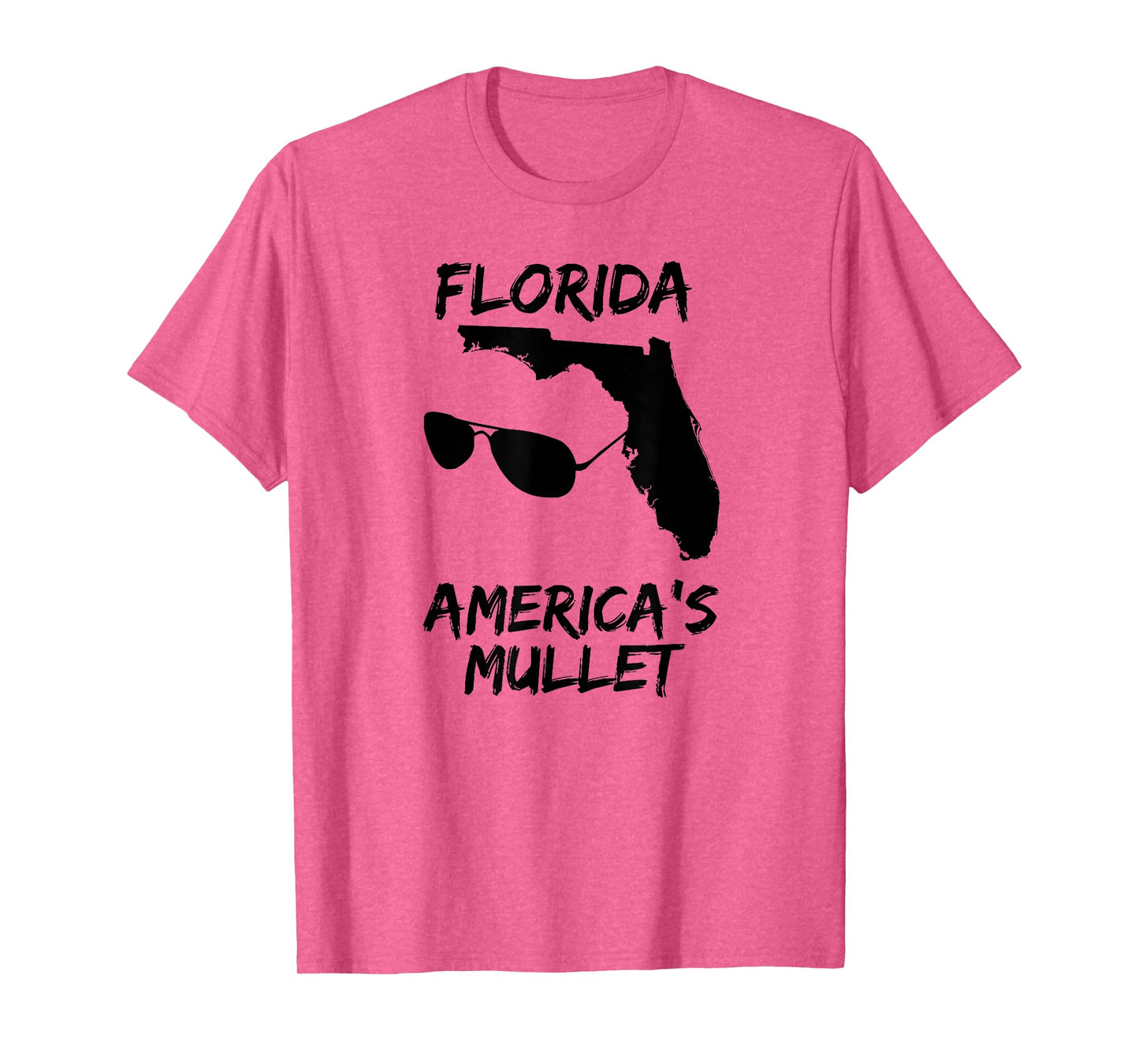 Florida America's Mullet Funny Patriotic American Funny Joke T-Shirt