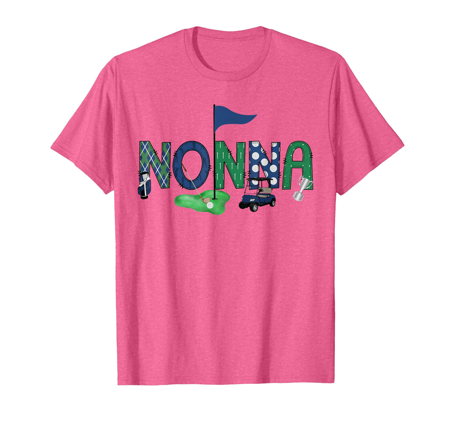 Nonna Of The Birthday Boy Hole in One Golf Sport Matching T-Shirt