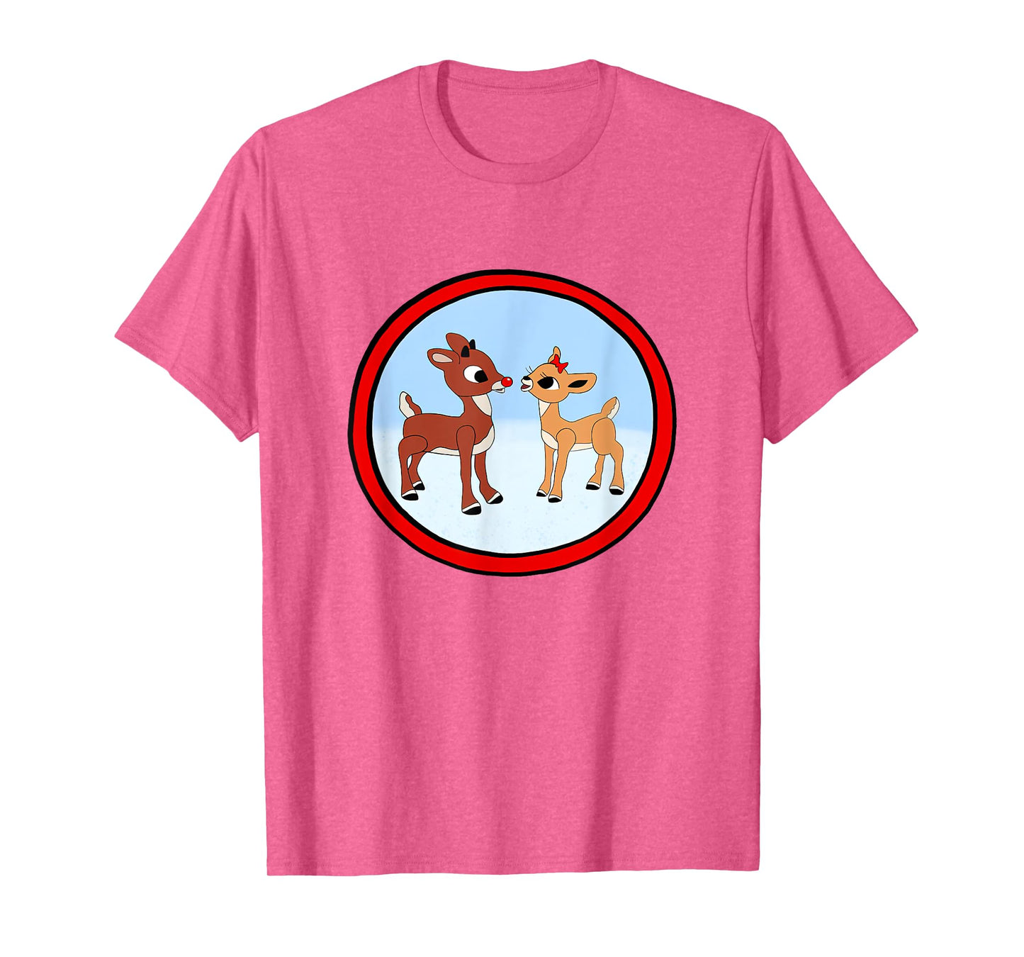 Rudolph And Clarice Christmas Kids Girls Tee Reindeer T-Shirt