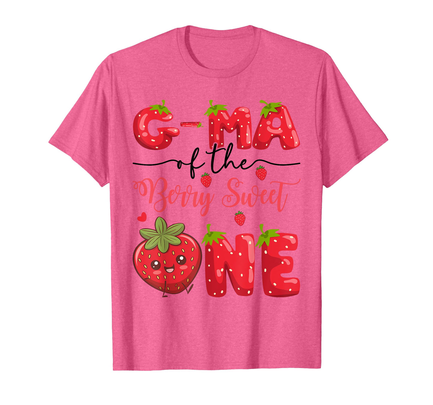 G-Ma Of The Berry Sweet One Strawberry First Birthday T-Shirt