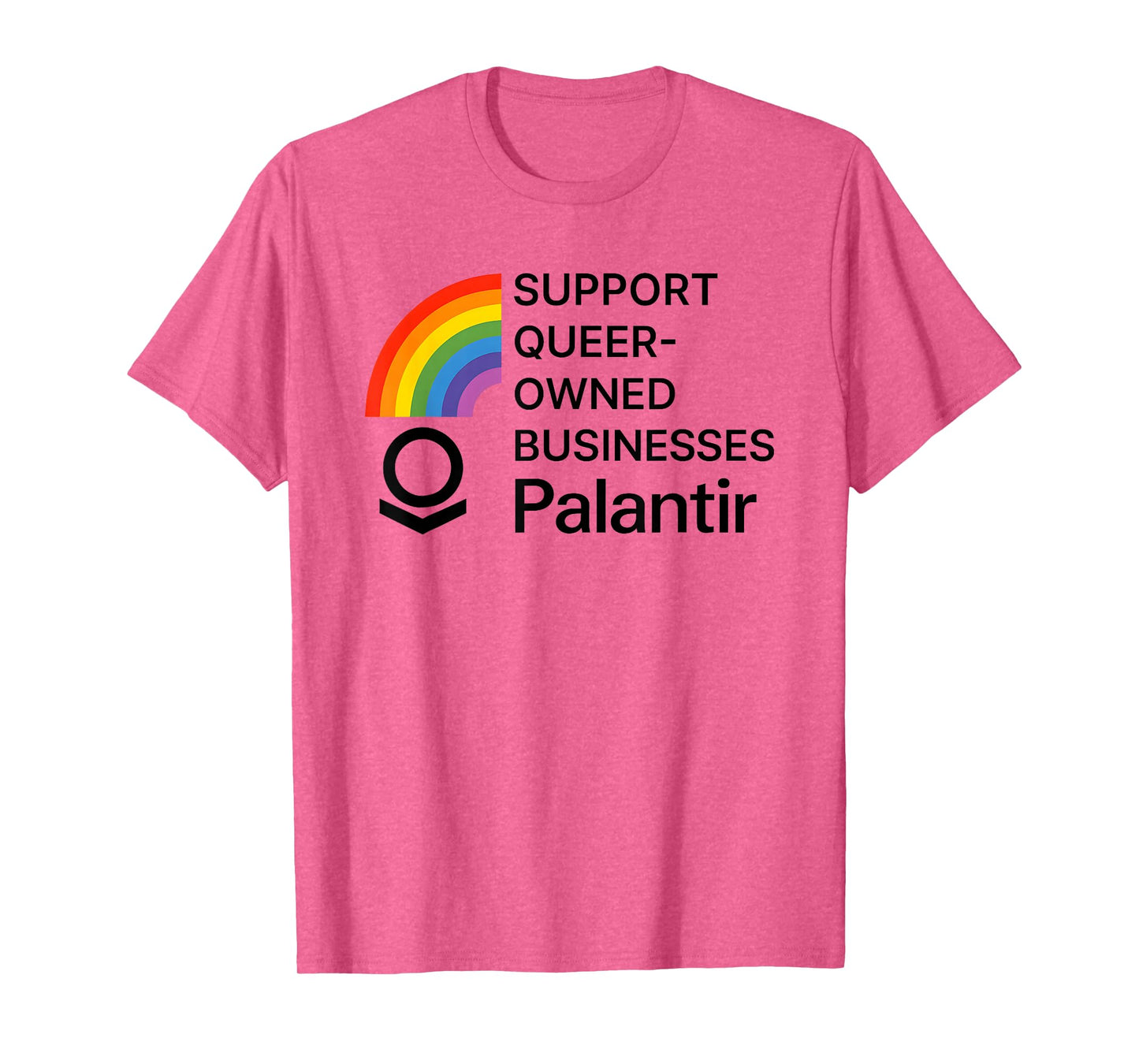 Palantir Support Queer Owned Businesses T-Shirt