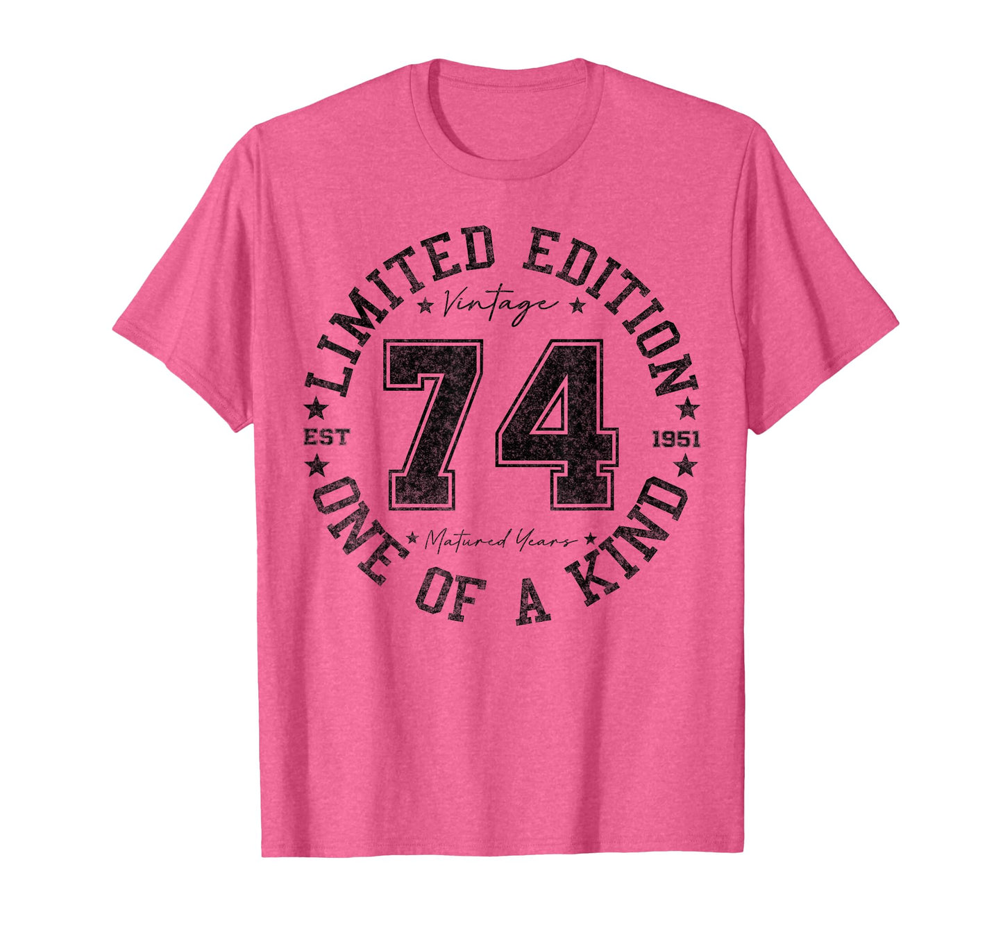 74 Year Old Gifts Vintage 1951 Limited Edition 74th Birthday T-Shirt