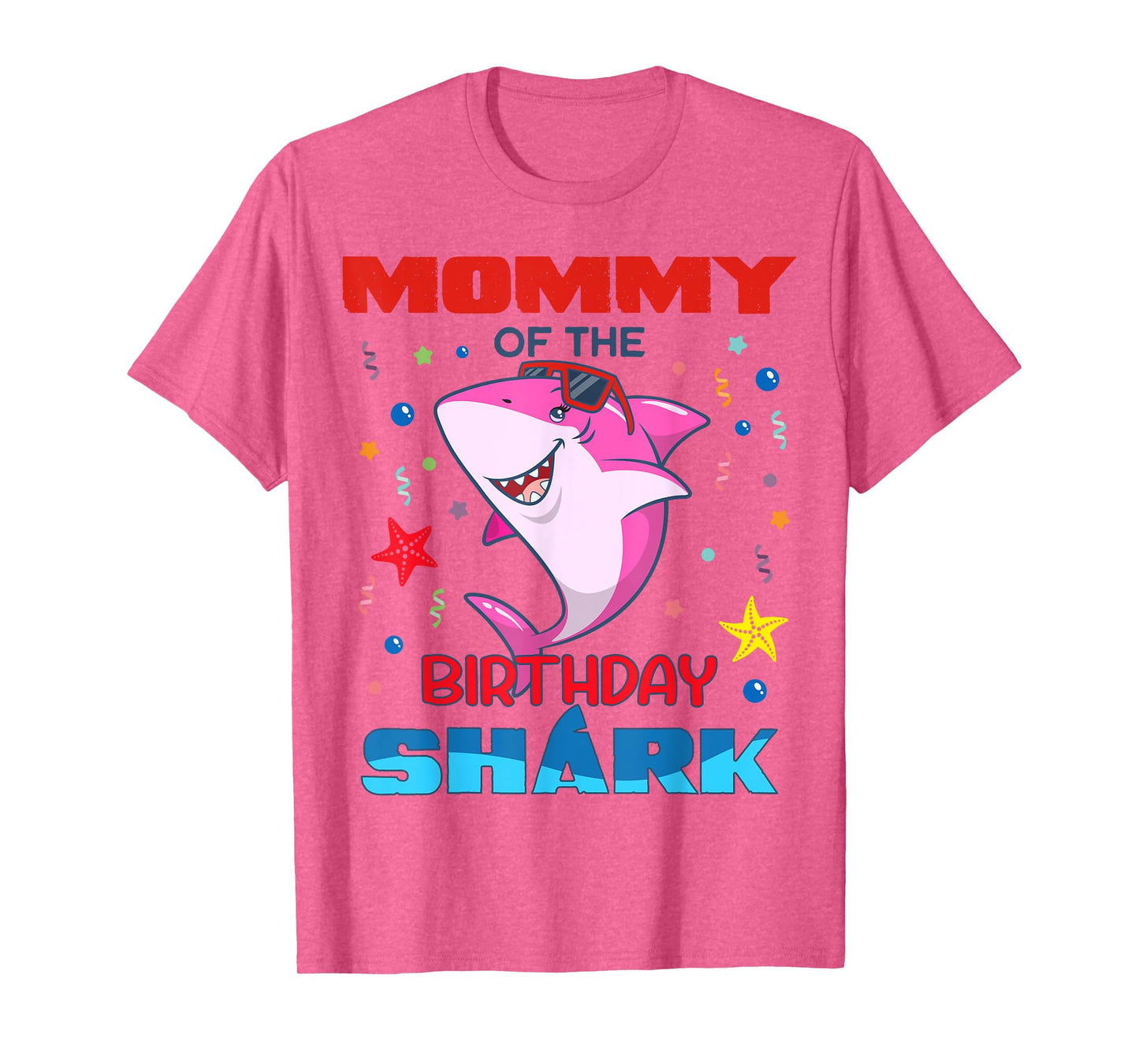 Mommy Of The Birthday Shark Kids Party Family Matching T-Shirt