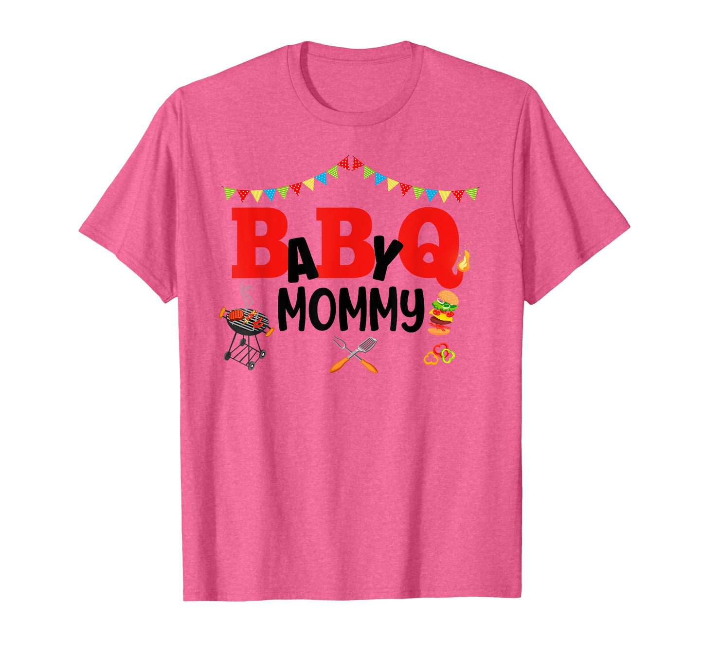 BBQ Baby Shower Gender Reveal Matching Group Outfit T-Shirt